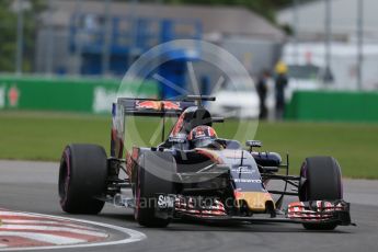 World © Octane Photographic Ltd. Scuderia Toro Rosso STR11 – Daniil Kvyat. Saturday 11th June 2016, F1 Canadian GP Qualifying, Circuit Gilles Villeneuve, Montreal, Canada. Digital Ref :1589LB1D1865