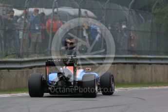 World © Octane Photographic Ltd. Manor Racing MRT05 – Rio Haryanto. Saturday 11th June 2016, F1 Canadian GP Qualifying, Circuit Gilles Villeneuve, Montreal, Canada. Digital Ref :1589LB1D1876