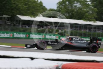 World © Octane Photographic Ltd. McLaren Honda MP4-31 – Jenson Button. Saturday 11th June 2016, F1 Canadian GP Qualifying, Circuit Gilles Villeneuve, Montreal, Canada. Digital Ref :1589LB5D0011