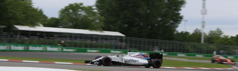 World © Octane Photographic Ltd. Williams Martini Racing, Williams Mercedes FW38 – Felipe Massa. Saturday 11th June 2016, F1 Canadian GP Qualifying, Circuit Gilles Villeneuve, Montreal, Canada. Digital Ref :1589LB5D0043