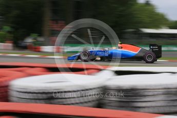 World © Octane Photographic Ltd. Manor Racing MRT05 – Rio Haryanto. Saturday 11th June 2016, F1 Canadian GP Qualifying, Circuit Gilles Villeneuve, Montreal, Canada. Digital Ref :1589LB5D0148