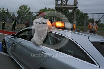 World © Octane Photographic Ltd. Mercedes AMG Petronas W07 Hybrid – Lewis Hamilton. Saturday 11th June 2016, F1 Canadian GP Qualifying Parc Ferme, Circuit Gilles Villeneuve, Montreal, Canada. Digital Ref :1589LB5D0186