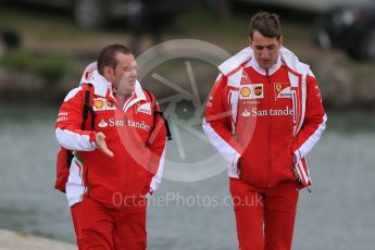 World © Octane Photographic Ltd. Scuderia Ferrari Chief Race Engineer – Matteo Togninalli. Sunday 12th June 2016, F1 Canadian GP Paddock, Circuit Gilles Villeneuve, Montreal, Canada. Digital Ref :1590LB1D2225