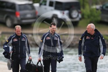 World © Octane Photographic Ltd. Scuderia Toro Rosso - John Booth. Sunday 12th June 2016, F1 Canadian GP Paddock, Circuit Gilles Villeneuve, Montreal, Canada. Digital Ref :1590LB1D2278