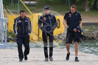 World © Octane Photographic Ltd. Red Bull Racing – Max Verstappen. Sunday 12th June 2016, F1 Canadian GP Paddock, Circuit Gilles Villeneuve, Montreal, Canada. Digital Ref :1590LB1D2313