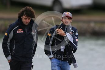 World © Octane Photographic Ltd. Scuderia Toro Rosso – Carlos Sainz. Sunday 12th June 2016, F1 Canadian GP Paddock, Circuit Gilles Villeneuve, Montreal, Canada. Digital Ref :1590LB1D2386