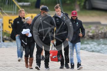 World © Octane Photographic Ltd. Mercedes AMG Petronas – Lewis Hamilton. Sunday 12th June 2016, F1 Canadian GP Paddock, Circuit Gilles Villeneuve, Montreal, Canada. Digital Ref :1590LB1D2564