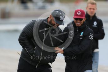 World © Octane Photographic Ltd. Mercedes AMG Petronas – Lewis Hamilton. Sunday 12th June 2016, F1 Canadian GP Paddock, Circuit Gilles Villeneuve, Montreal, Canada. Digital Ref :1590LB1D2591