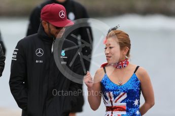 World © Octane Photographic Ltd. Mercedes AMG Petronas – Lewis Hamilton. Sunday 12th June 2016, F1 Canadian GP Paddock, Circuit Gilles Villeneuve, Montreal, Canada. Digital Ref :1590LB1D2595