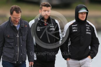 World © Octane Photographic Ltd. Sahara Force India - Nico Hulkenberg. Sunday 12th June 2016, F1 Canadian GP Paddock, Circuit Gilles Villeneuve, Montreal, Canada. Digital Ref :1590LB1D2628