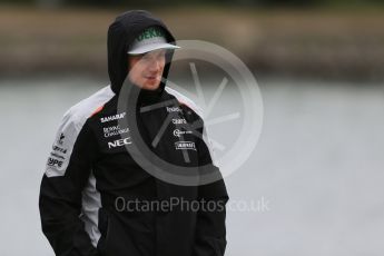 World © Octane Photographic Ltd. Sahara Force India - Nico Hulkenberg. Sunday 12th June 2016, F1 Canadian GP Paddock, Circuit Gilles Villeneuve, Montreal, Canada. Digital Ref :1590LB1D2637