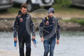 World © Octane Photographic Ltd. Red Bull Racing – Daniel Ricciardo. Sunday 12th June 2016, F1 Canadian GP Paddock, Circuit Gilles Villeneuve, Montreal, Canada. Digital Ref :1590LB1D2708