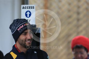 World © Octane Photographic Ltd. Red Bull Racing – Daniel Ricciardo. Sunday 12th June 2016, F1 Canadian GP Paddock, Circuit Gilles Villeneuve, Montreal, Canada. Digital Ref :1590LB1D2736