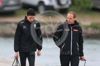 World © Octane Photographic Ltd. Renault Sport F1 Team Reserve Driver – Esteban Ocon. Sunday 12th June 2016, F1 Canadian GP Paddock, Circuit Gilles Villeneuve, Montreal, Canada. Digital Ref :1590LB1D2813