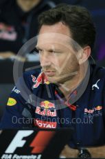 World © Octane Photographic Ltd. F1 Canadian GP FIA Personnel Press Conference, Circuit Gilles Villeneuve, Montreal, Canada. Friday 10th June 2016. Christian Horner – Team Principal Red Bull Racing. Digital Ref :1585LB1D0735