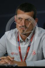 World © Octane Photographic Ltd. F1 Canadian GP FIA Personnel Press Conference, Circuit Gilles Villeneuve, Montreal, Canada. Friday 10th June 2016. Guenther Steiner – Team Principal Haas F1. Digital Ref :1585LB1D0738