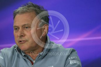 World © Octane Photographic Ltd. F1 Canadian GP FIA Personnel Press Conference, Circuit Gilles Villeneuve, Montreal, Canada. Friday 10th June 2016. Dave Ryan – Manor Racing, Racing Director. Digital Ref :1585LB1D0754