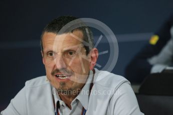 World © Octane Photographic Ltd. F1 Canadian GP FIA Personnel Press Conference, Circuit Gilles Villeneuve, Montreal, Canada. Friday 10th June 2016. Guenther Steiner – Team Principal Haas F1. Digital Ref :1585LB1D0760