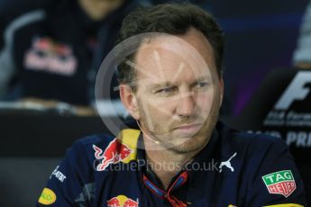 World © Octane Photographic Ltd. F1 Canadian GP FIA Personnel Press Conference, Circuit Gilles Villeneuve, Montreal, Canada. Friday 10th June 2016. Christian Horner – Team Principal Red Bull Racing. Digital Ref :1585LB1D0779