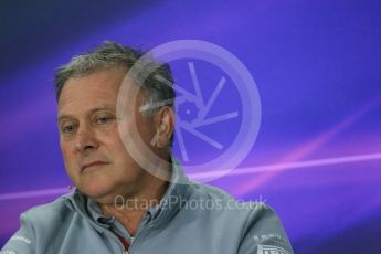 World © Octane Photographic Ltd. F1 Canadian GP FIA Personnel Press Conference, Circuit Gilles Villeneuve, Montreal, Canada. Friday 10th June 2016. Dave Ryan – Manor Racing, Racing Director. Digital Ref :1585LB1D0807