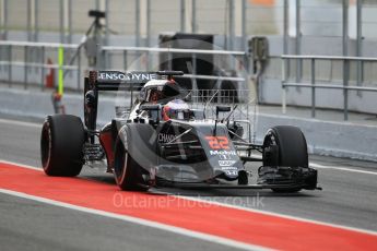 World © Octane Photographic Ltd. McLaren Honda MP4-31 – Jenson Button. Tuesday 17th May 2016, F1 Spanish In-season testing, Circuit de Barcelona Catalunya, Spain. Digital Ref : 1555CB1D2461