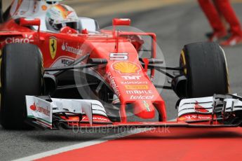 World © Octane Photographic Ltd. Scuderia Ferrari SF16-H – Sebastian Vettel. Tuesday 17th May 2016, F1 Spanish In-season testing, Circuit de Barcelona Catalunya, Spain. Digital Ref : 1555CB1D2508