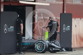 World © Octane Photographic Ltd. Mercedes AMG Petronas W07 Hybrid – Nico Rosberg. Tuesday 17th May 2016, F1 Spanish In-season testing, Circuit de Barcelona Catalunya, Spain. Digital Ref : 1555CB1D2524