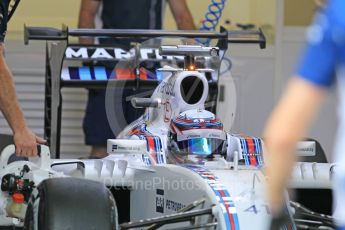 World © Octane Photographic Ltd. Williams Martini Racing, Williams Mercedes FW38 – Alex Lynn. Tuesday 17th May 2016, F1 Spanish In-season testing, Circuit de Barcelona Catalunya, Spain. Digital Ref : 1555CB1D2584