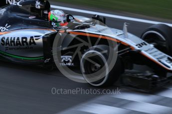 World © Octane Photographic Ltd. Sahara Force India VJM09 – Alfonso Celis. Tuesday 17th May 2016, F1 Spanish In-season testing, Circuit de Barcelona Catalunya, Spain. Digital Ref : 1555CB1D2665