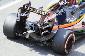 World © Octane Photographic Ltd. Sahara Force India VJM09 – Alfonso Celis. Tuesday 17th May 2016, F1 Spanish In-season testing, Circuit de Barcelona Catalunya, Spain. Digital Ref : 1555CB1D2768