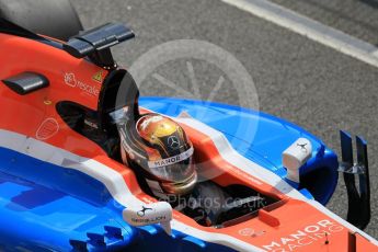 World © Octane Photographic Ltd. Manor Racing MRT05 - Pascal Wehrlein. Tuesday 17th May 2016, F1 Spanish In-season testing, Circuit de Barcelona Catalunya, Spain. Digital Ref : 1555CB1D2774