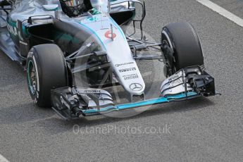 World © Octane Photographic Ltd. Mercedes AMG Petronas W07 Hybrid – Nico Rosberg. Tuesday 17th May 2016, F1 Spanish In-season testing, Circuit de Barcelona Catalunya, Spain. Digital Ref : 1555CB1D2799