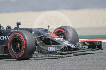 World © Octane Photographic Ltd. McLaren Honda MP4-31 – Jenson Button. Tuesday 17th May 2016, F1 Spanish GP In-season testing, Circuit de Barcelona Catalunya, Spain. Digital Ref : 1555CB1D2835