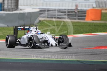 World © Octane Photographic Ltd. Williams Martini Racing, Williams Mercedes FW38 – Alex Lynn. Tuesday 17th May 2016, F1 Spanish GP In-season testing, Circuit de Barcelona Catalunya, Spain. Digital Ref : 1555CB1D2847