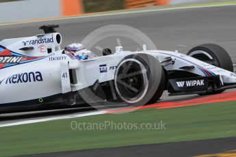 World © Octane Photographic Ltd. Williams Martini Racing, Williams Mercedes FW38 – Alex Lynn. Tuesday 17th May 2016, F1 Spanish In-season testing, Circuit de Barcelona Catalunya, Spain. Digital Ref : 1555CB1D2886