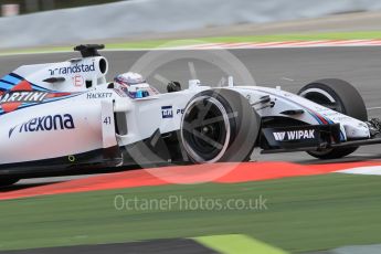 World © Octane Photographic Ltd. Williams Martini Racing, Williams Mercedes FW38 – Alex Lynn. Tuesday 17th May 2016, F1 Spanish In-season testing, Circuit de Barcelona Catalunya, Spain. Digital Ref : 1555CB1D2887