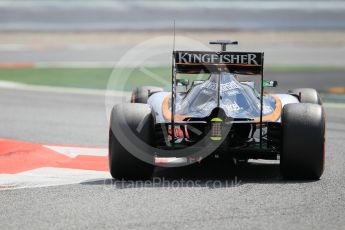 World © Octane Photographic Ltd. Sahara Force India VJM09 – Alfonso Celis. Tuesday 17th May 2016, F1 Spanish GP In-season testing, Circuit de Barcelona Catalunya, Spain. Digital Ref : 1555CB1D2947