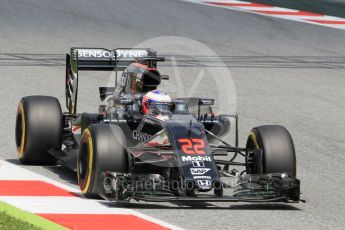 World © Octane Photographic Ltd. McLaren Honda MP4-31 – Jenson Button. Tuesday 17th May 2016, F1 Spanish GP In-season testing, Circuit de Barcelona Catalunya, Spain. Digital Ref : 1555CB1D2996