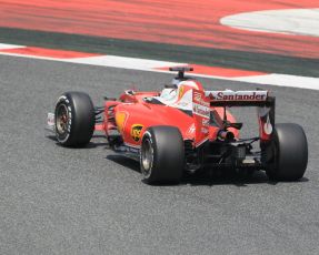 World © Octane Photographic Ltd. Scuderia Ferrari SF16-H – Sebastian Vettel. Tuesday 17th May 2016, F1 Spanish GP In-season testing, Circuit de Barcelona Catalunya, Spain. Digital Ref : 1555CB1D3026