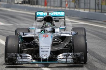 World © Octane Photographic Ltd. Mercedes AMG Petronas W07 Hybrid – Nico Rosberg. Tuesday 17th May 2016, F1 Spanish In-season testing, Circuit de Barcelona Catalunya, Spain. Digital Ref :1555CB1D3202
