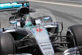 World © Octane Photographic Ltd. Mercedes AMG Petronas W07 Hybrid – Nico Rosberg. Tuesday 17th May 2016, F1 Spanish In-season testing, Circuit de Barcelona Catalunya, Spain. Digital Ref :1555CB1D3208