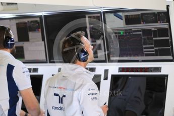 World © Octane Photographic Ltd. Williams Martini Racing, Williams Mercedes FW38. Tuesday 17th May 2016, F1 Spanish GP In-season testing, Circuit de Barcelona Catalunya, Spain. Digital Ref :1555CB1D3354