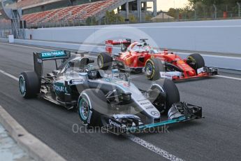 World © Octane Photographic Ltd. Mercedes AMG Petronas W07 Hybrid – Nico Rosberg. Tuesday 17th May 2016, F1 Spanish In-season testing, Circuit de Barcelona Catalunya, Spain. Digital Ref : 1555CB7D8568