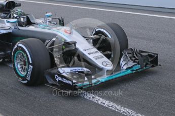 World © Octane Photographic Ltd. Mercedes AMG Petronas W07 Hybrid – Nico Rosberg. Tuesday 17th May 2016, F1 Spanish In-season testing, Circuit de Barcelona Catalunya, Spain. Digital Ref : 1555CB7D8577