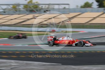 World © Octane Photographic Ltd. Scuderia Ferrari SF16-H – Sebastian Vettel. Tuesday 17th May 2016, F1 Spanish GP In-season testing, Circuit de Barcelona Catalunya, Spain. Digital Ref : 1555CB7D8662