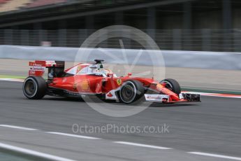 World © Octane Photographic Ltd. Scuderia Ferrari SF16-H – Sebastian Vettel. Tuesday 17th May 2016, F1 Spanish GP In-season testing, Circuit de Barcelona Catalunya, Spain. Digital Ref : 1555CB7D8665
