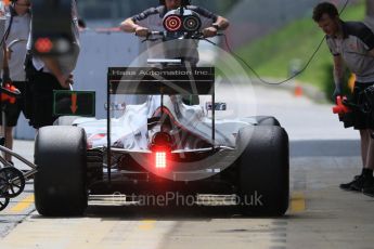 World © Octane Photographic Ltd. Haas F1 Team VF-16 – Romain Grosjean. Tuesday 17th May 2016, F1 Spanish GP In-season testing, Circuit de Barcelona Catalunya, Spain. Digital Ref :1555CB7D8943