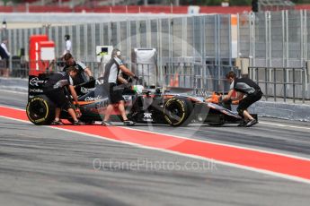 World © Octane Photographic Ltd. Sahara Force India VJM09 – Alfonso Celis. Tuesday 17th May 2016, F1 Spanish GP In-season testing, Circuit de Barcelona Catalunya, Spain. Digital Ref :1555CB7D8957