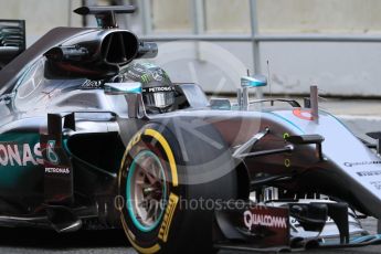 World © Octane Photographic Ltd. Mercedes AMG Petronas W07 Hybrid – Nico Rosberg. Tuesday 17th May 2016, F1 Spanish In-season testing, Circuit de Barcelona Catalunya, Spain. Digital Ref :1555CB7D8991