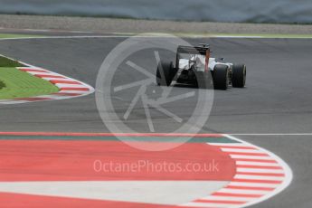 World © Octane Photographic Ltd. Haas F1 Team VF-16 – Romain Grosjean. Tuesday 17th May 2016, F1 Spanish GP In-season testing, Circuit de Barcelona Catalunya, Spain. Digital Ref :1555LB1D0029